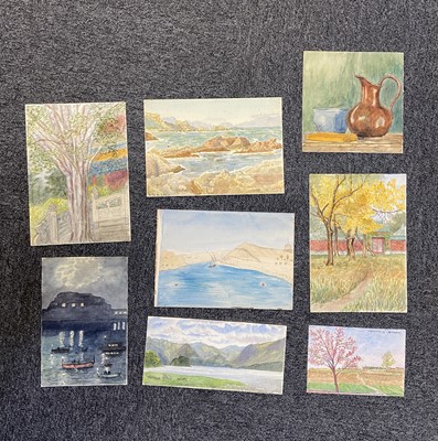 Lot 98 - China. A collection of photographs, postcards and watercolours