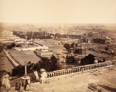 Lot 42 - Jackson (William Henry, 1843-1942). Cholula from the pyramid, Mexico, c. 1885