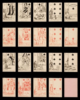 Lot 260 - English playing cards. Comic Conversation Cards, Joseph Reynolds & Sons, circa 1860