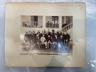 Lot 31 - India. A disbound album of 72 photographs, compiled by A. B. Sampson, c. 1860s