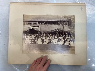 Lot 31 - India. A disbound album of 72 photographs, compiled by A. B. Sampson, c. 1860s