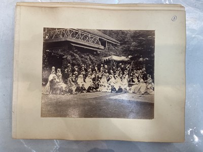 Lot 31 - India. A disbound album of 72 photographs, compiled by A. B. Sampson, c. 1860s