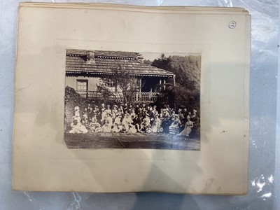 Lot 31 - India. A disbound album of 72 photographs, compiled by A. B. Sampson, c. 1860s