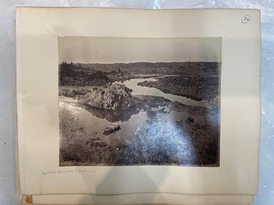 Lot 31 - India. A disbound album of 72 photographs, compiled by A. B. Sampson, c. 1860s
