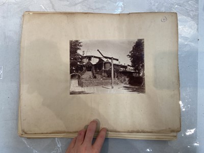 Lot 31 - India. A disbound album of 72 photographs, compiled by A. B. Sampson, c. 1860s