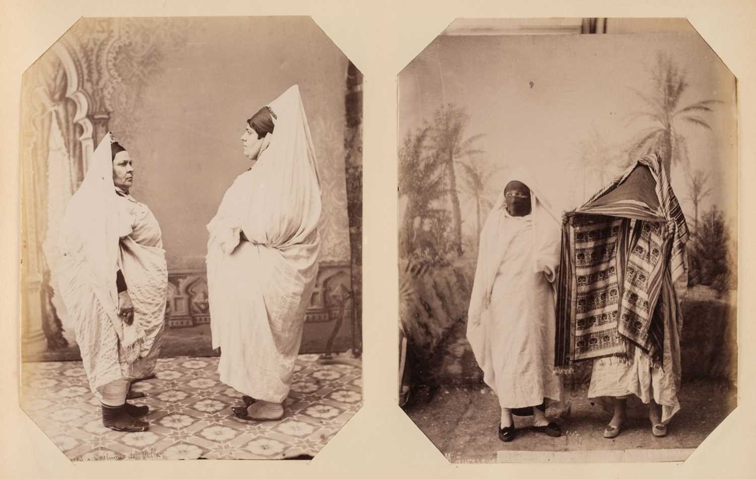 Lot 1 - Algeria & Italy. An album containing approximately 100 photographs of Algeria and Italy, c. 1900