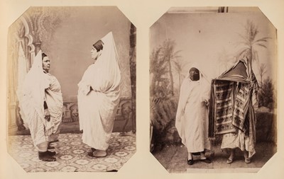 Lot 1 - Algeria & Italy. An album containing approximately 100 photographs of Algeria and Italy, c. 1900