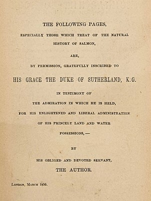 Lot 20 - Young (Andrew). The Book of the Salmon, 1850