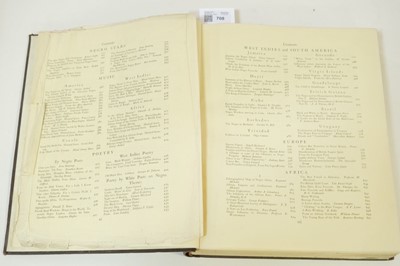 Lot 708 - Cunard (Nancy, editor). Negro, Anthology made by Nancy Cunard, 1st edition, 1934