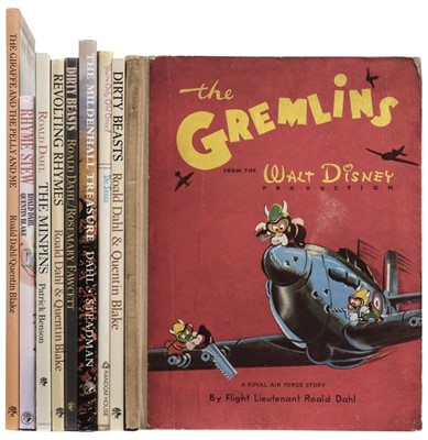 Lot 715 - Dahl (Roald). The Gremlins, 1st UK edition, London & Glasgow: Collins, [1944]