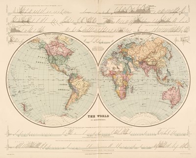 Lot 21 - Stanford (Edward). Stanford's London Atlas of Universal Geography, 2nd issue, 896