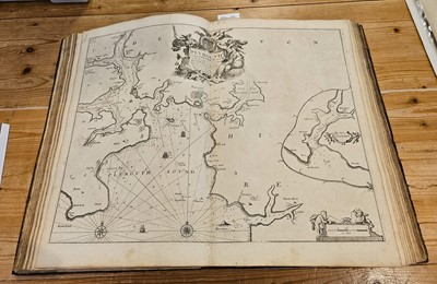 Lot 32 - Greenville Collins (Captain). Great Britain's Coasting Pilot..., William Mount & Thomas Page, 1744