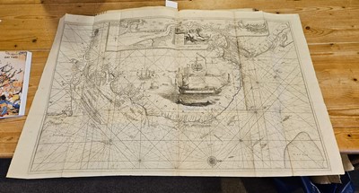 Lot 32 - Greenville Collins (Captain). Great Britain's Coasting Pilot..., William Mount & Thomas Page, 1744