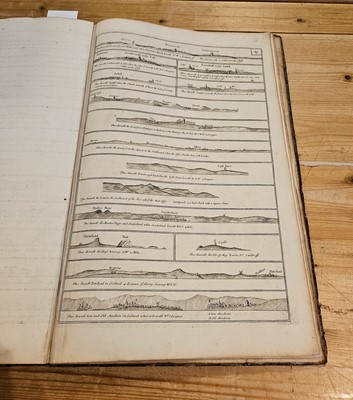 Lot 32 - Greenville Collins (Captain). Great Britain's Coasting Pilot..., William Mount & Thomas Page, 1744