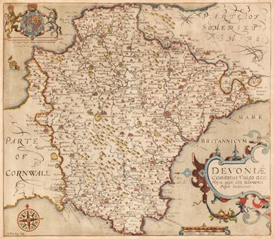 Lot 83 - Devon. A collection of 18 maps. 17th - 19th century