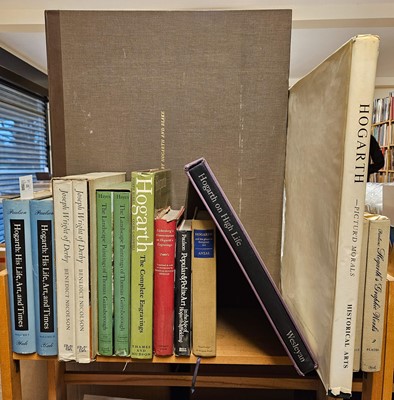 Lot 324 - Paulson (Ronald). Hogarth: His Life, Art, and Times, 1971.., and others