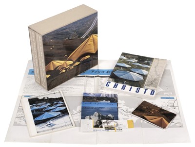Lot 91 - Christo, Jeanne-Claude & Wolfgang Volz. The Umbrellas,  Japan-USA, 1984-91
