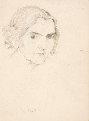 Lot 686 - Powys (Gertrude Mary, 1877-1952). A collection of watercolours, pencil drawings and etchings