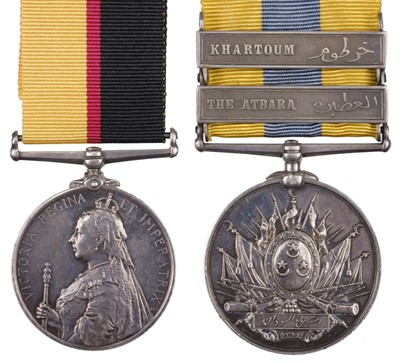Lot 69 - Pair: Private J. Cullen, Seaforth Highlanders, Sudan