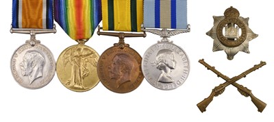 Lot 86 - Three: Private C. Brooking, Devonshire Regiment