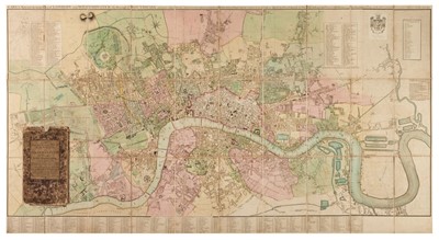 Lot 86 - London. Cary (John), Cary's New and Accurate Plan of London and Westminster..., 1816