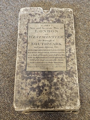 Lot 86 - London. Cary (John), Cary's New and Accurate Plan of London and Westminster..., 1816