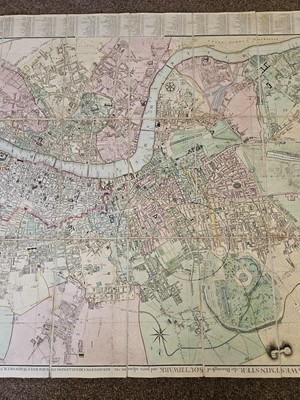 Lot 86 - London. Cary (John), Cary's New and Accurate Plan of London and Westminster..., 1816