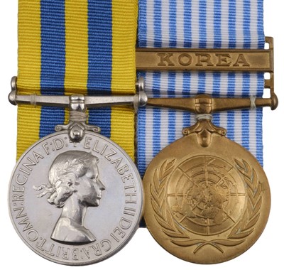 Lot 65 - Pair: Fusilier J.H. Paris, Royal Fusiliers, Korea