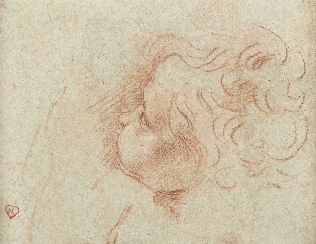 Lot 30 - Italian School. Head of a Cherub, circa 1680