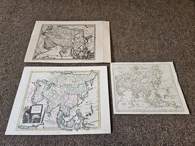 Lot 64 - India & Asia. A collection of 27 maps, 18th & 19th century