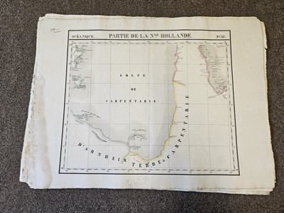 Lot 120 - Vandermaelen (Phillipe Marie Guillaume). Fourteen maps, circa 1825