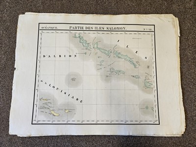 Lot 120 - Vandermaelen (Phillipe Marie Guillaume). Fourteen maps, circa 1825