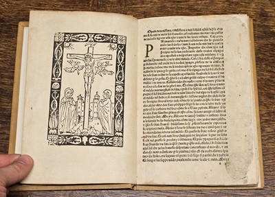 Lot 4 - Francis of Assisi (Saint). Fioretti, Venice: per Andrea di Boneti de Pavia, 22 November 1484