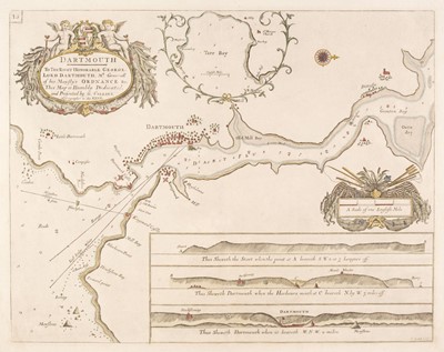 Lot 34 - Collins (Captain Greenville). Four Sea Charts, circa 1760