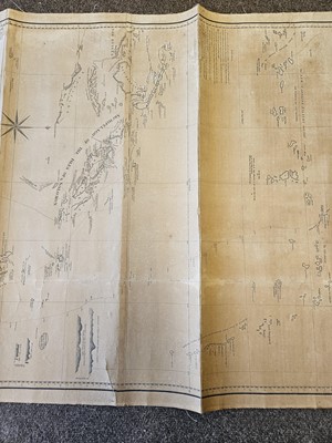 Lot 15 - Australasia. Allen (George), Large chart of the South Western Pacific,Laurie & Whittle, circa 1800