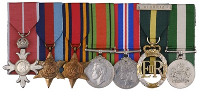Lot 75 - Seven: Major J.E.H. Keylock, Royal Nigerian Army, late Royal Fusiliers