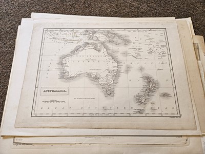 Lot 14 - Australasia. A collection of forty maps, mostly 19th century