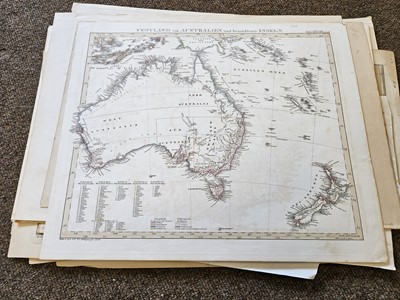 Lot 14 - Australasia. A collection of forty maps, mostly 19th century