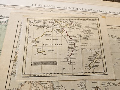 Lot 14 - Australasia. A collection of forty maps, mostly 19th century