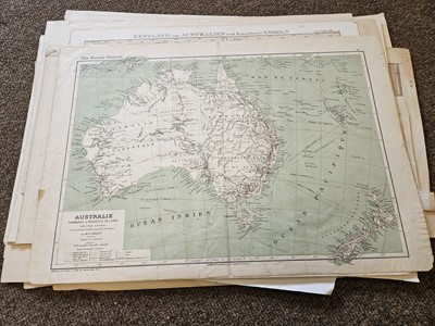 Lot 14 - Australasia. A collection of forty maps, mostly 19th century