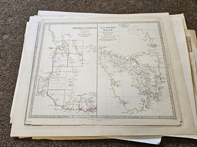 Lot 14 - Australasia. A collection of forty maps, mostly 19th century