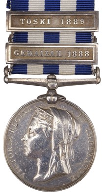 Lot 122 - Egypt 1882-89, undated reverse, 2 clasps  (2041 Pte. T. Price 20th Hussars)