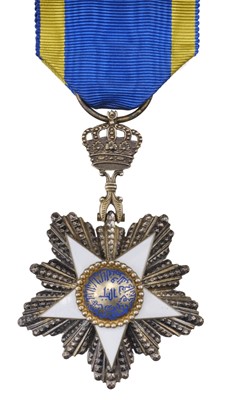 Lot 127 - Egypt, Order of the Nile, 4th Class breast badge, by J. Lattes, Cairo