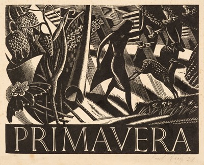 Lot 433 - Osborne (James Thomas Armour, 1907-1979). Primavera, 1957