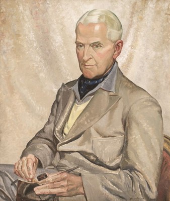 Lot 281 - Burleigh (Averil, 1883-1949). Portrait of the artist's husband, Charles Burleigh