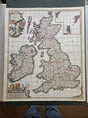 Lot 27 - British Isles.  De Wit (Frederick), Novissima prae caeteris aliis accuratissima..., 1690