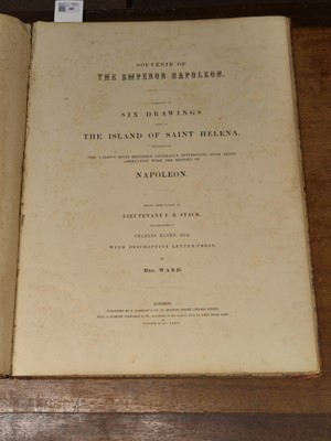Lot 44 - Stack (Lieut. F. R.). Souvenir of the Emperor Napoleon..., made in Saint Helena..., [1859]