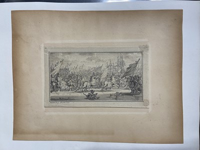 Lot 36 - Van der Schley (Jakob, 1715-1779). The Procession on the Ice, 1751