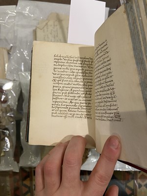 Lot 5 - Cicero (Marcus Tullius). Rhetorica Nova, Italy, 1st November 1491, manuscript on vellum