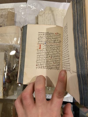 Lot 5 - Cicero (Marcus Tullius). Rhetorica Nova, Italy, 1st November 1491, manuscript on vellum
